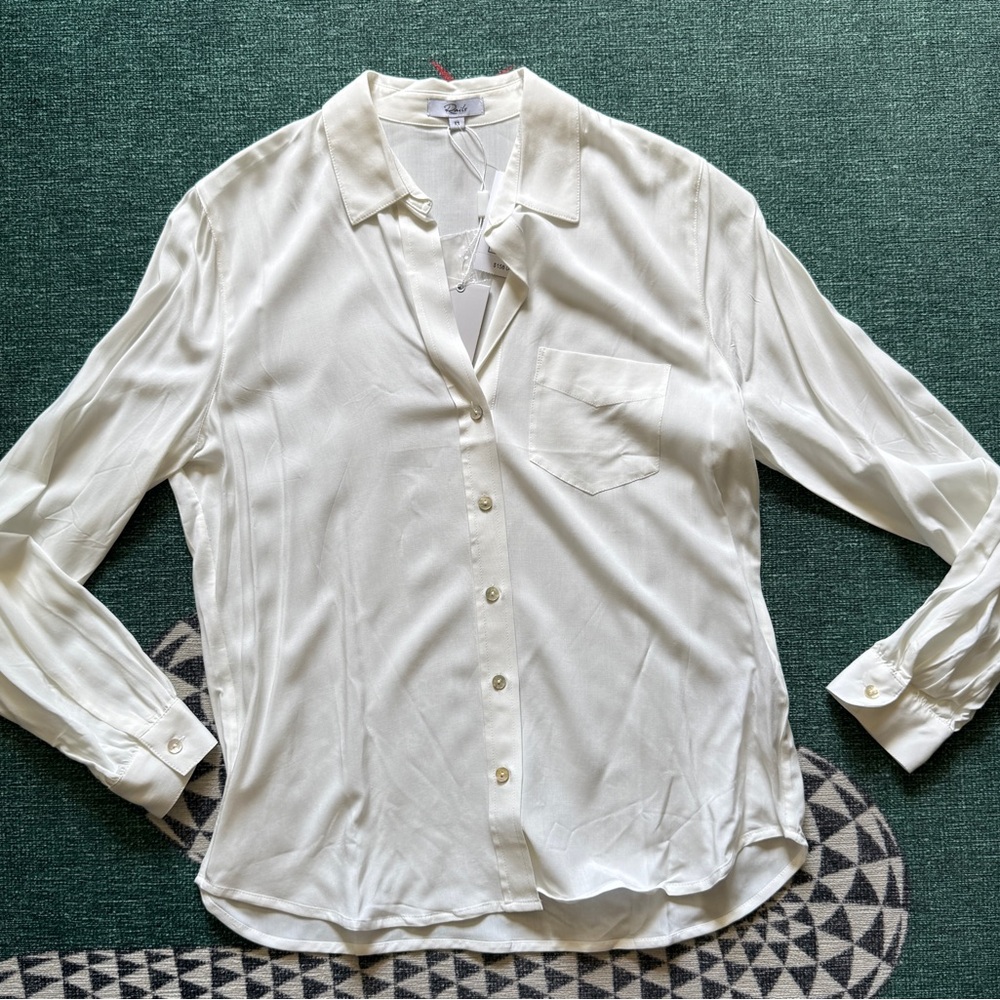 Rails NOEMI White button up - Women's White Button-Up Blouse